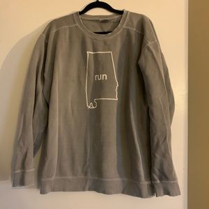 Gray ‘Run’ Comfort Colors Sweatshirt